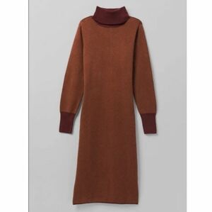 Prana turtleneck sweater dress knitted